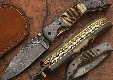 Кастомные ножи из дамасской стали